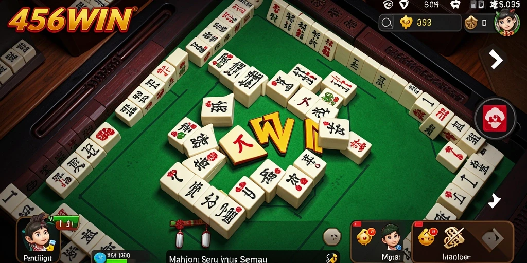 Screenshot utama 456WIN menampilkan gameplay Mahjong yang menarik.