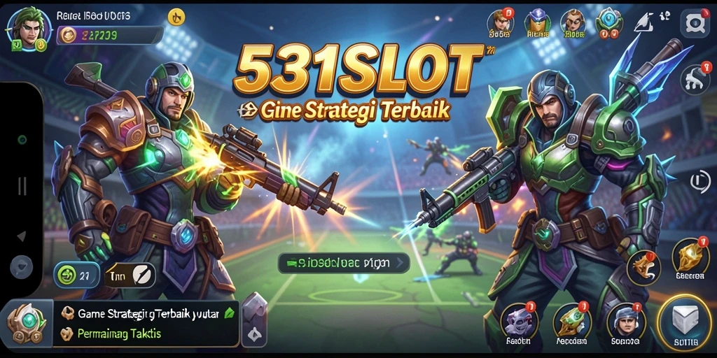 Screenshot gameplay strategis 531SLOT yang menampilkan berbagai taktik.