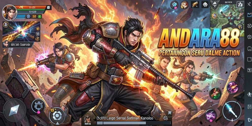 Gameplay <strong>ANDARA88</strong> yang mendebarkan dan penuh aksi.