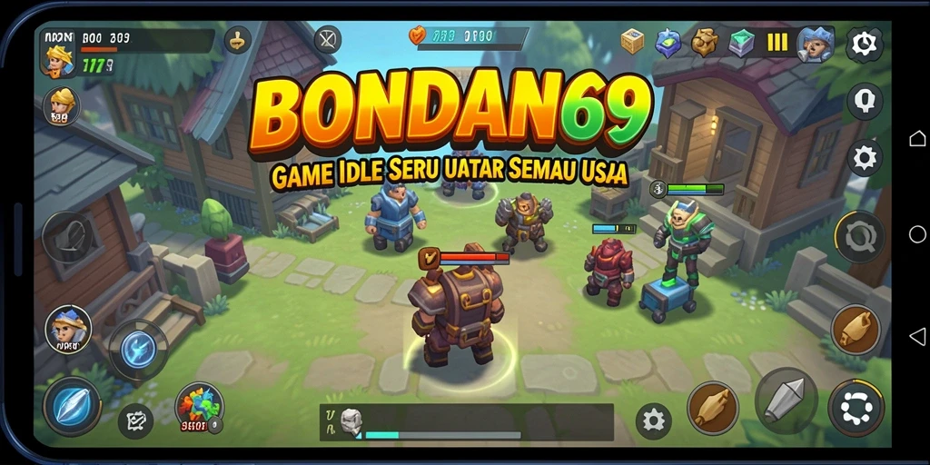 Gameplay BONDAN69 dengan karakter dan kekayaan yang berkembang.
