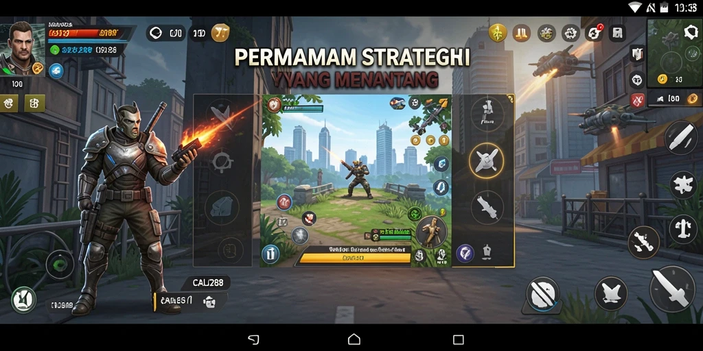 Tangkapan layar dari gameplay mendebarkan CALO288.