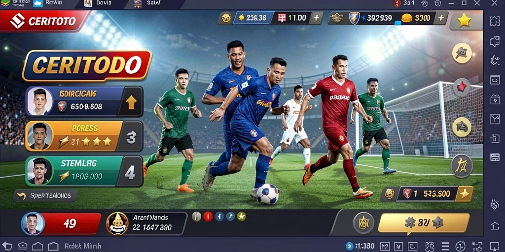 Tangkapan layar menunjukkan gameplay taruhan olahraga di CERITOTO.