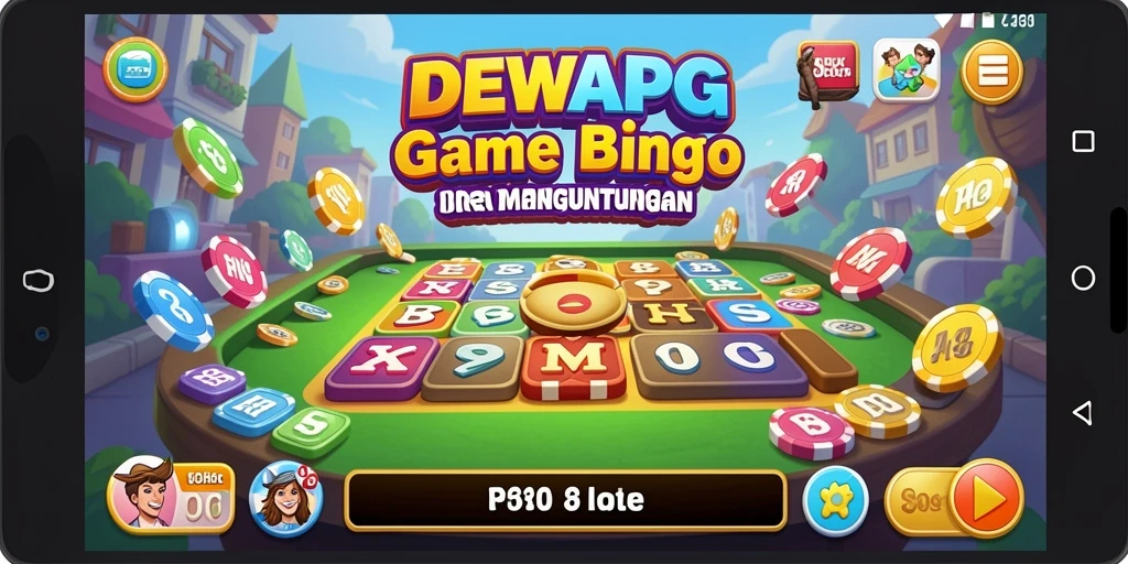 Tampilan gameplay DEWAPG dengan suasana permainan Bingo yang seru.