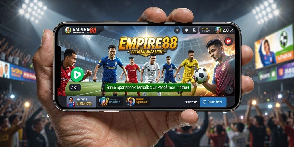 Tampilan menarik dari aplikasi EMPIRE88 yang mendukung taruhan olahraga.
