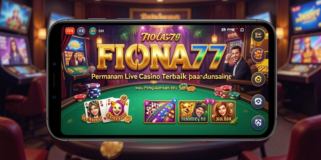 Gameplay Live Casino yang seru dan nyata di FIONA77.