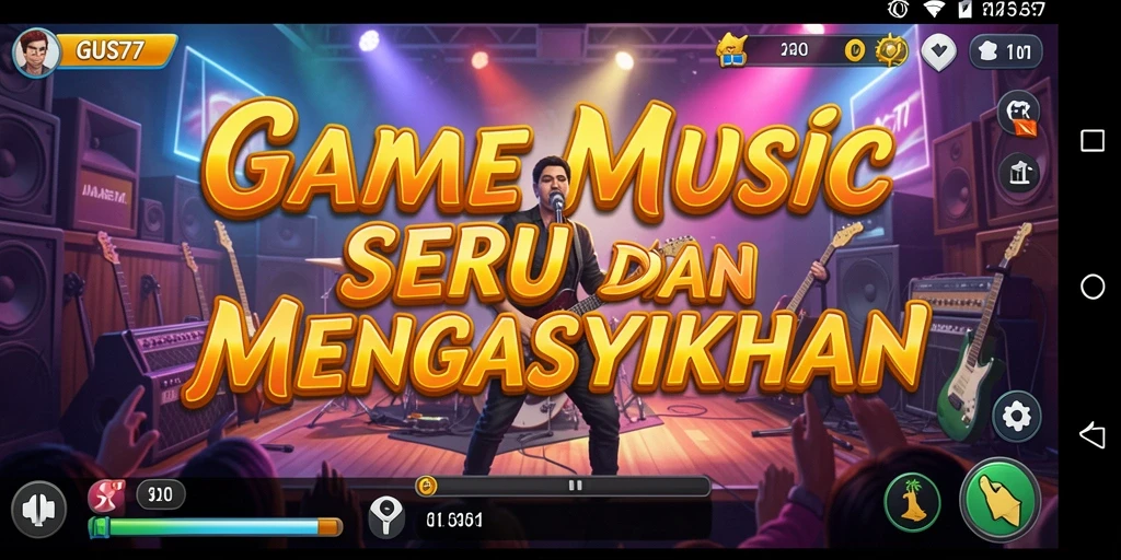 Gambaran menarik gameplay GUS77 yang penuh warna.