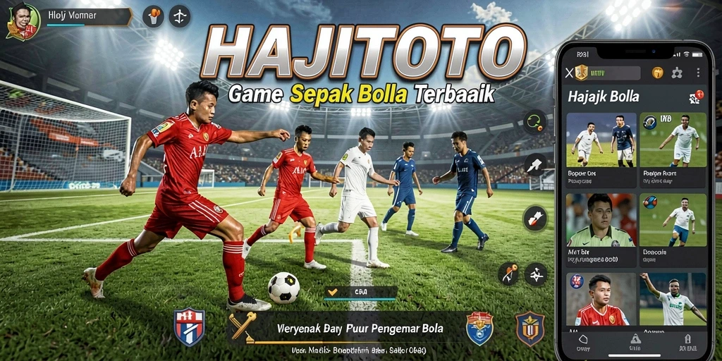 Tampilan gameplay HAJITOTO yang menakjubkan saat pertandingan sepak bola.
