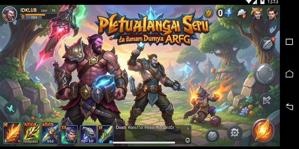 Gameplay seru dan mendebarkan di dunia ARPG IDKLUB.