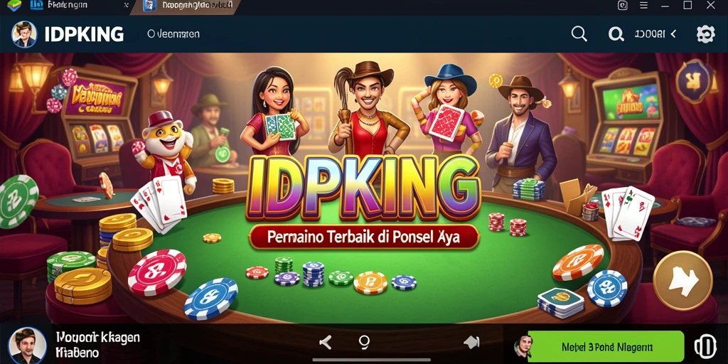 Tampilan gameplay menarik dari IDPKING yang memukau pemain kasino.