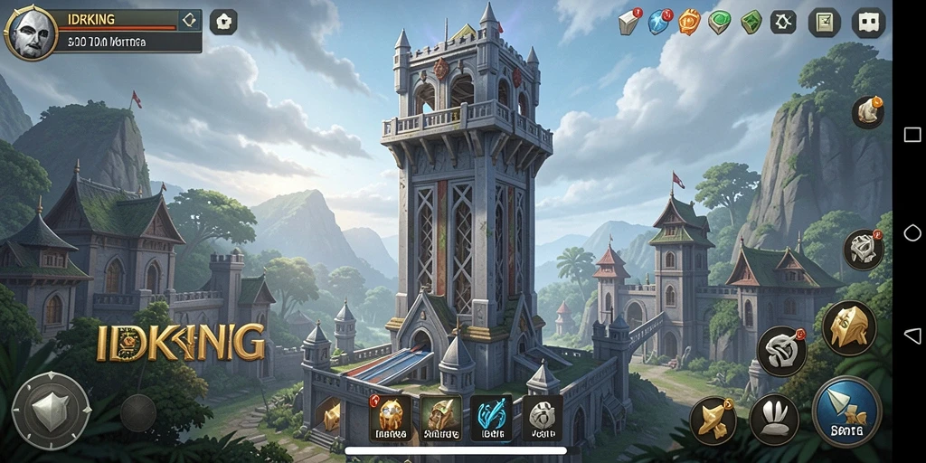 Tampilan gameplay IDRKING yang seru dan menantang dalam Tower Defense.
