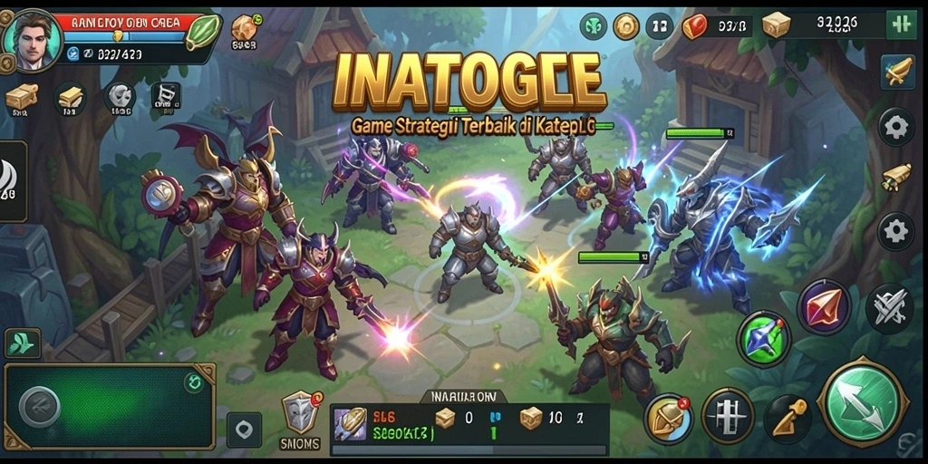 Tampilan gameplay menarik dari INATOGEL yang penuh strategi.