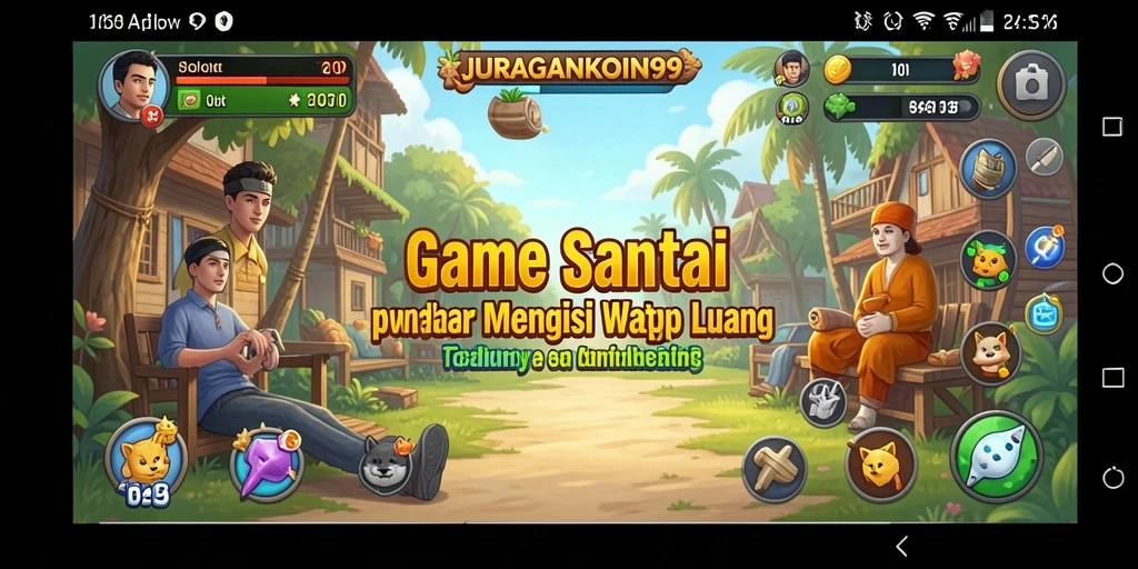 Tampilan gameplay menarik dari JURAGANKOIN99 dengan koin yang bertebaran.