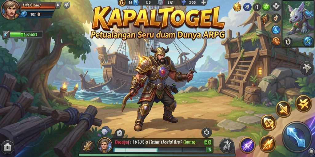 Tampilan gameplay KAPALTOGEL yang mendebarkan di dunia ARPG.