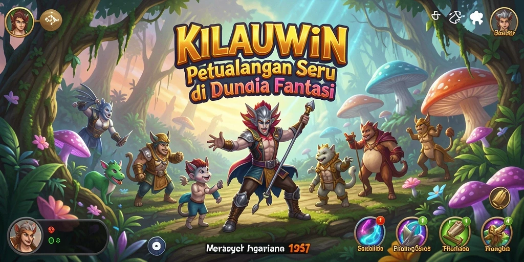 Tampilan gameplay KILAUWIN yang menakjubkan dengan pertempuran seru.