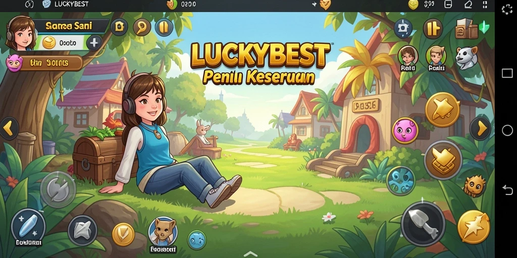 Tampilan menarik dari gameplay LUCKYBEST yang menghibur.