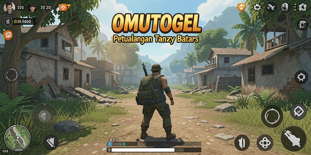 Tampilan gameplay yang menakjubkan dari OMUTOGEL di dunia terbuka.