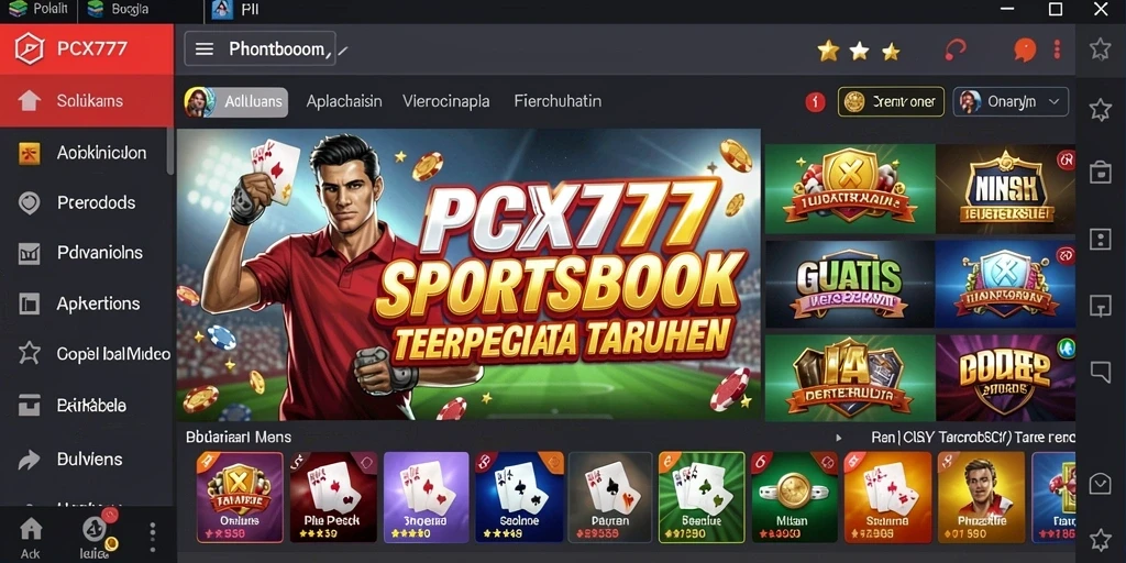 Tangkapan layar dari gameplay taruhan Sportsbook yang mendebarkan.