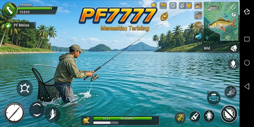 Gameplay memancing yang realistis dan menyenangkan dalam PF777.