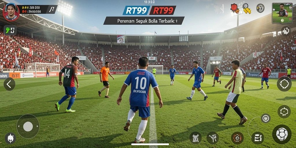 Tampilan gameplay RT99 yang mendebarkan di lapangan.