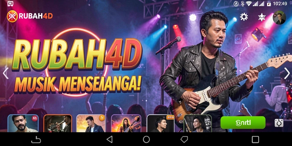 Gameplay menarik RUBAH4D yang menguji keterampilan musik pemain dengan tantangan seru.
