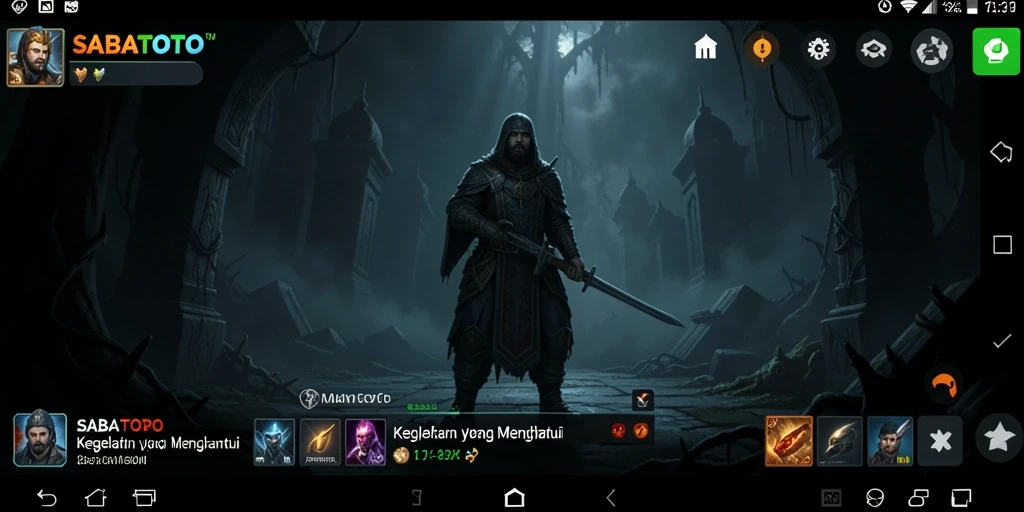 Tampilan gameplay SABATOTO yang mencekam dan penuh ketegangan.