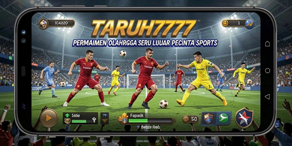 Tampilan gameplay menarik di TARUH777 dengan elemen olahraga yang seru.